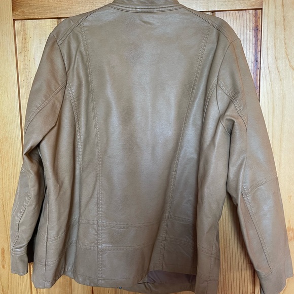 Faux Leather Jacket - Like new - Picture 2 of 3